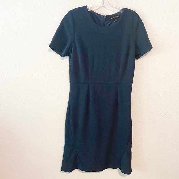 Banana Republic Dresses & Skirts - Banana Republic Founce Back Navy Blue Work Dress 4